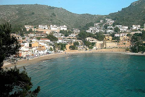 Vista do Mar Mediterrâneo